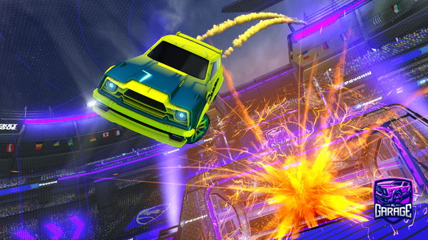 A Rocket League car design from GreenVDogFan