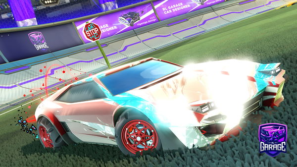 A Rocket League car design from G2186