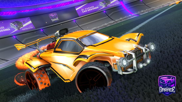 A Rocket League car design from danbow88