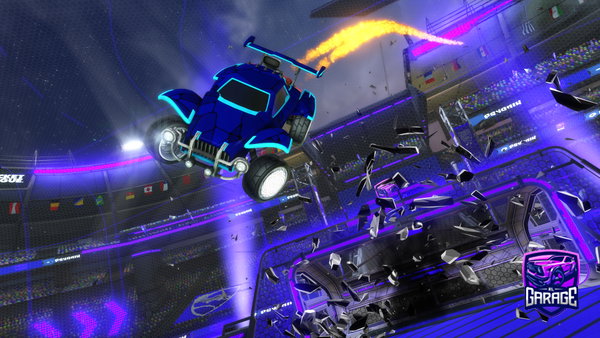 A Rocket League car design from H3ROICM4N