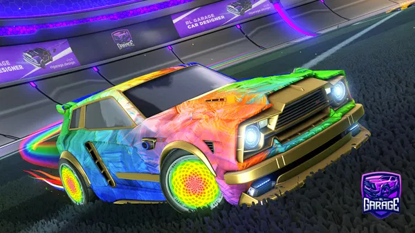 A Rocket League car design from Flipz_72