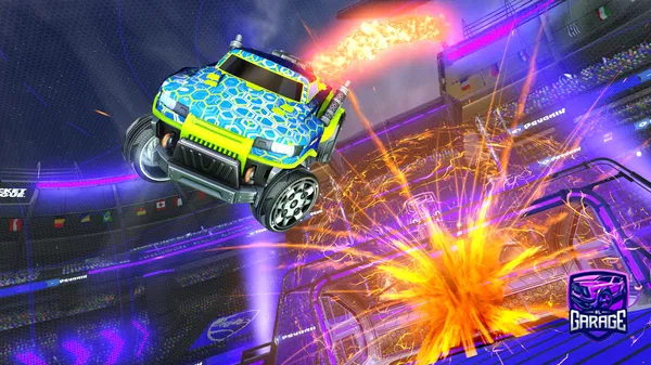 A Rocket League car design from Zirered