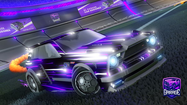 A Rocket League car design from Sasmosa