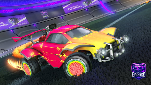 A Rocket League car design from k29gaming