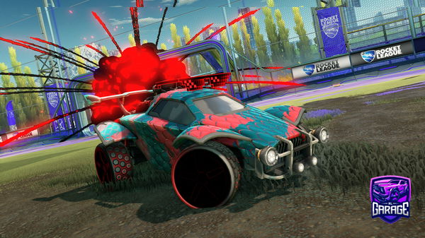 A Rocket League car design from Joaoanjos