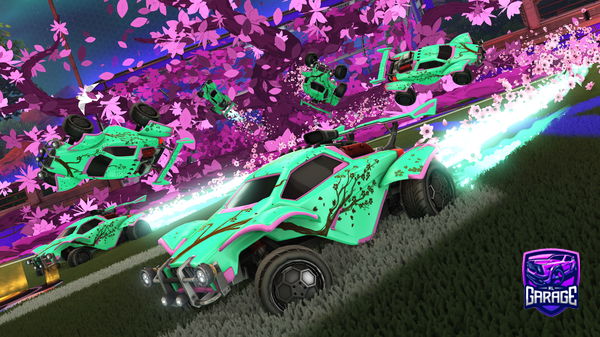 A Rocket League car design from Blueberries