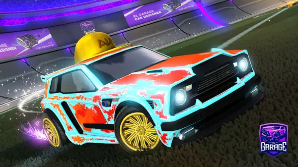 A Rocket League car design from Zeeyad-_-