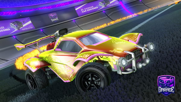 A Rocket League car design from Sharkboiii