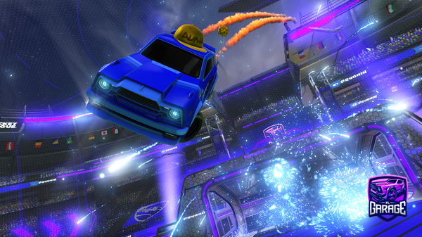 A Rocket League car design from Hejohubi