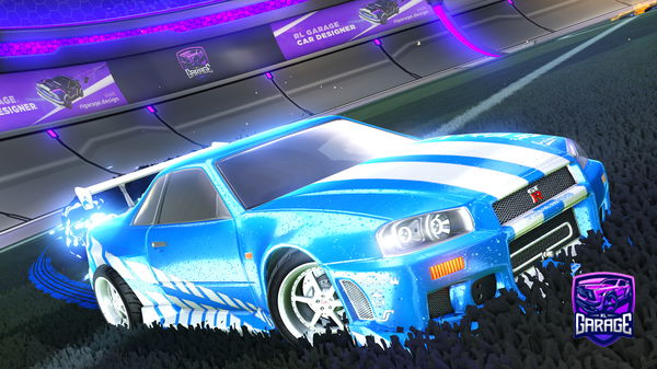 A Rocket League car design from knightyknightly