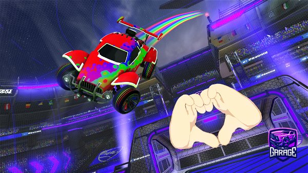 A Rocket League car design from Toad625