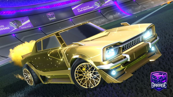 A Rocket League car design from machosmachoss