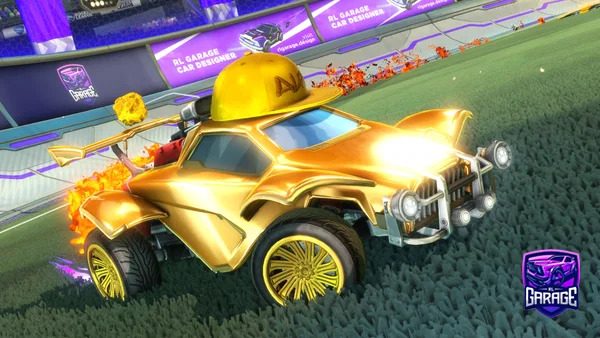 A Rocket League car design from Lampmannen_z