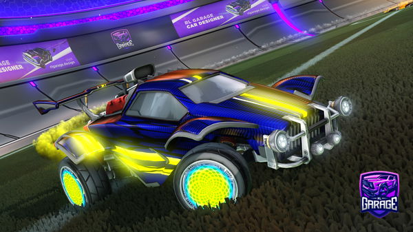 A Rocket League car design from AlexaThatcher7