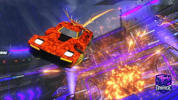 A Rocket League car design from Zenais