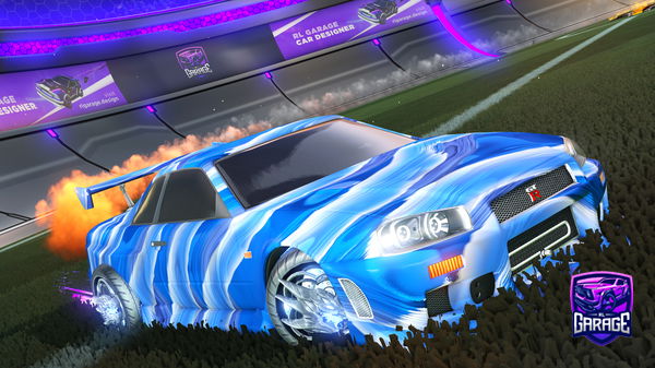 A Rocket League car design from supernoobbers