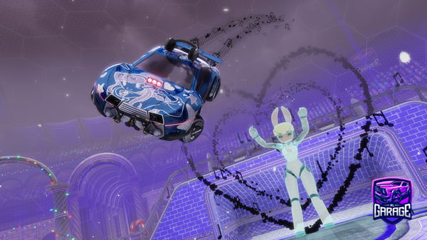 A Rocket League car design from Goatedonswitch