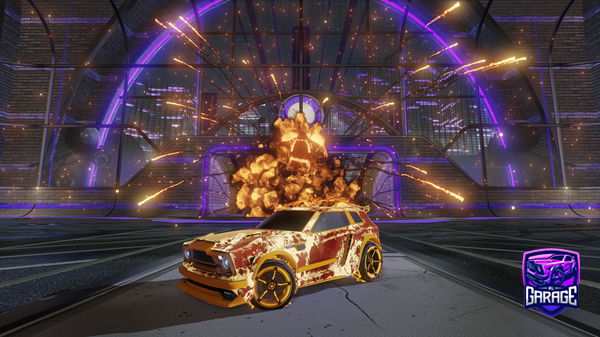 A Rocket League car design from Gregory-Bellens