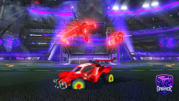 A Rocket League car design from VORTISM