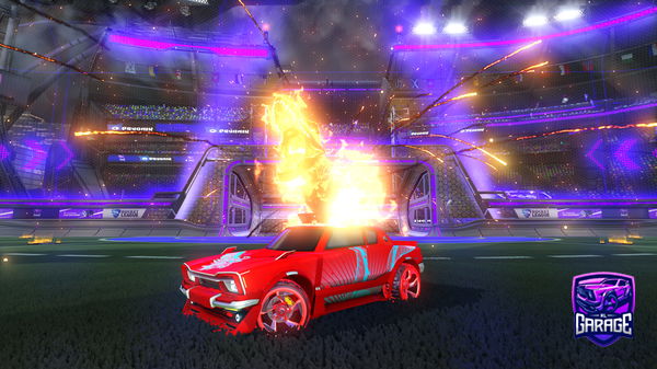 A Rocket League car design from Pxngz_