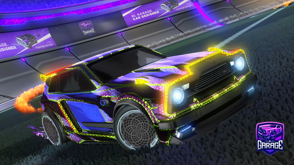 A Rocket League car design from Spero925