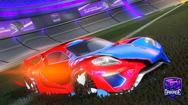 A Rocket League car design from Wingfeather