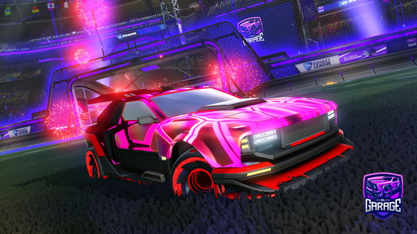 A Rocket League car design from BOBALOBAYOUS