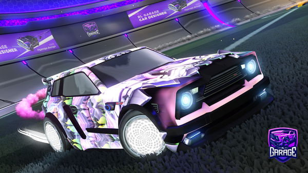 A Rocket League car design from Verrkami