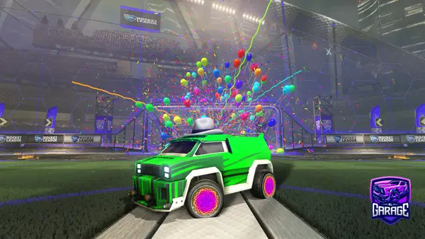 A Rocket League car design from Electro-G