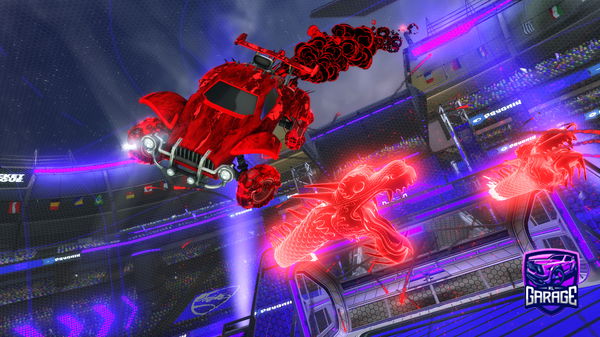 A Rocket League car design from GlitchLESS_YT