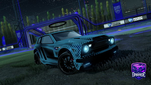 A Rocket League car design from Ashley_