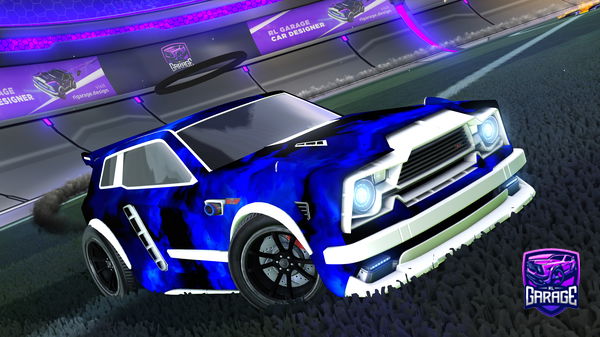 A Rocket League car design from Calvindinorex