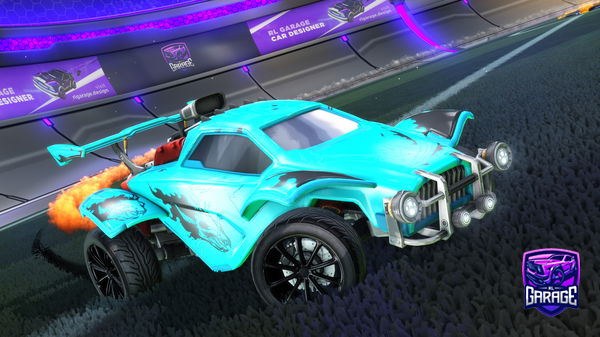 A Rocket League car design from Sharkboiii