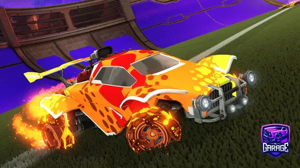 A Rocket League car design from ninja75312