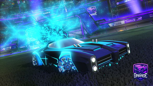 A Rocket League car design from Cybermoon