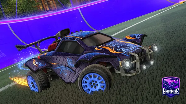 A Rocket League car design from baz_