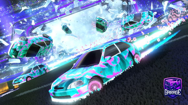 A Rocket League car design from OptixClxdzz