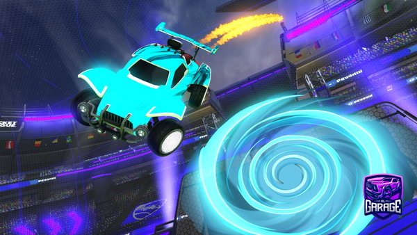 A Rocket League car design from Wxffle