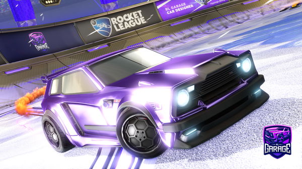 A Rocket League car design from M1GU3LLL