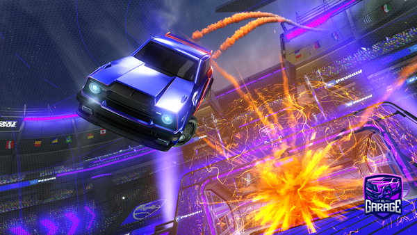 A Rocket League car design from frogpoggogs