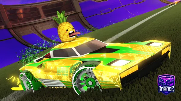 A Rocket League car design from NVGGET