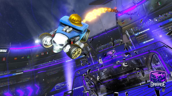 A Rocket League car design from kingkaanONE