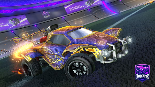 A Rocket League car design from Airborne_USA