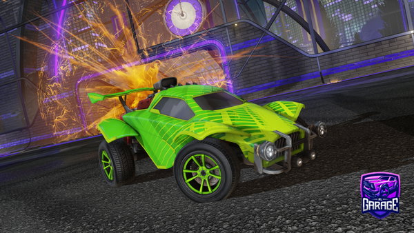 A Rocket League car design from oliveBUM112