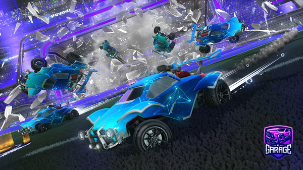 A Rocket League car design from geneticYT