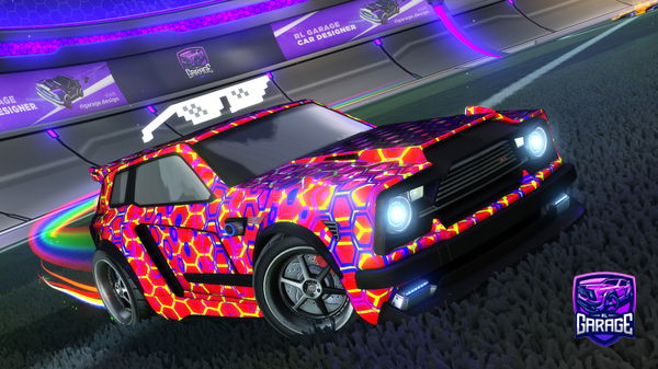 A Rocket League car design from Ludde1209
