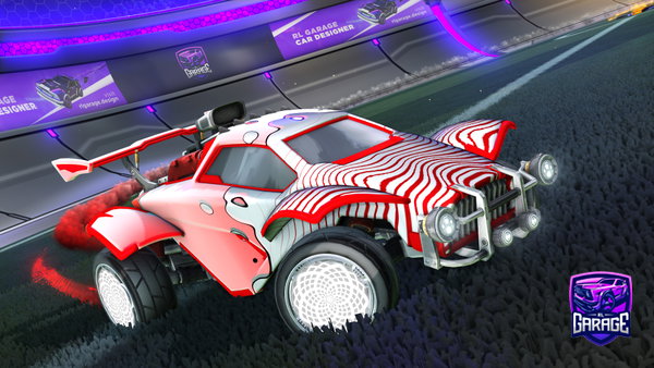 A Rocket League car design from PstQX