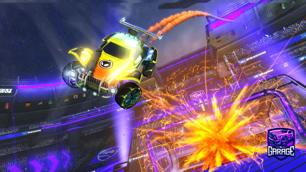 A Rocket League car design from ItzBeirez