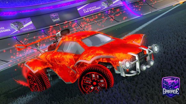 A Rocket League car design from strykerredbull11