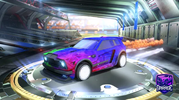 A Rocket League car design from goombz
